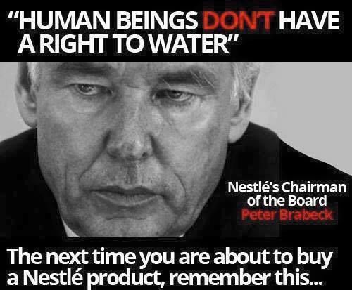 should be privatized and it is not a human right? - Nestle-CEO-water-not-a-human-right