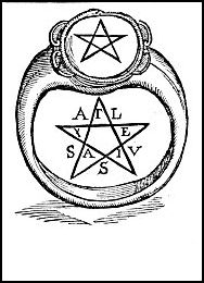pentagram signet ring