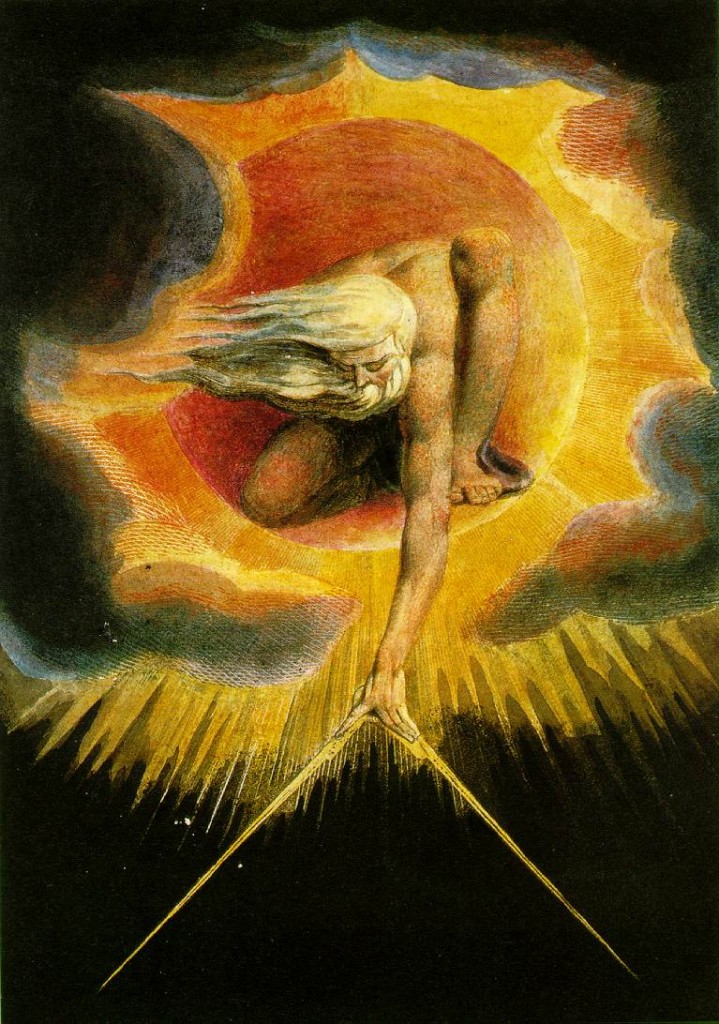 god-creating-the-universe by william blake