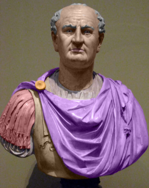 Vespasian In Purple Gnostic Warrior By Moe Bedard