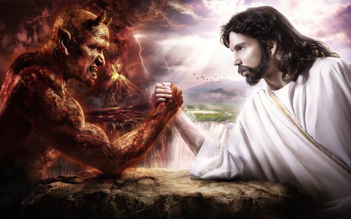Demon and Jesus