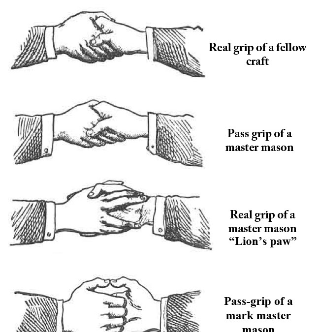 Masonic Handshake Symbols