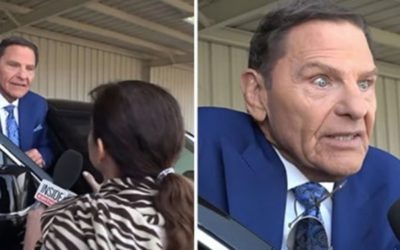 Reporter confronts preacher Kenneth Copeland about calling people demons